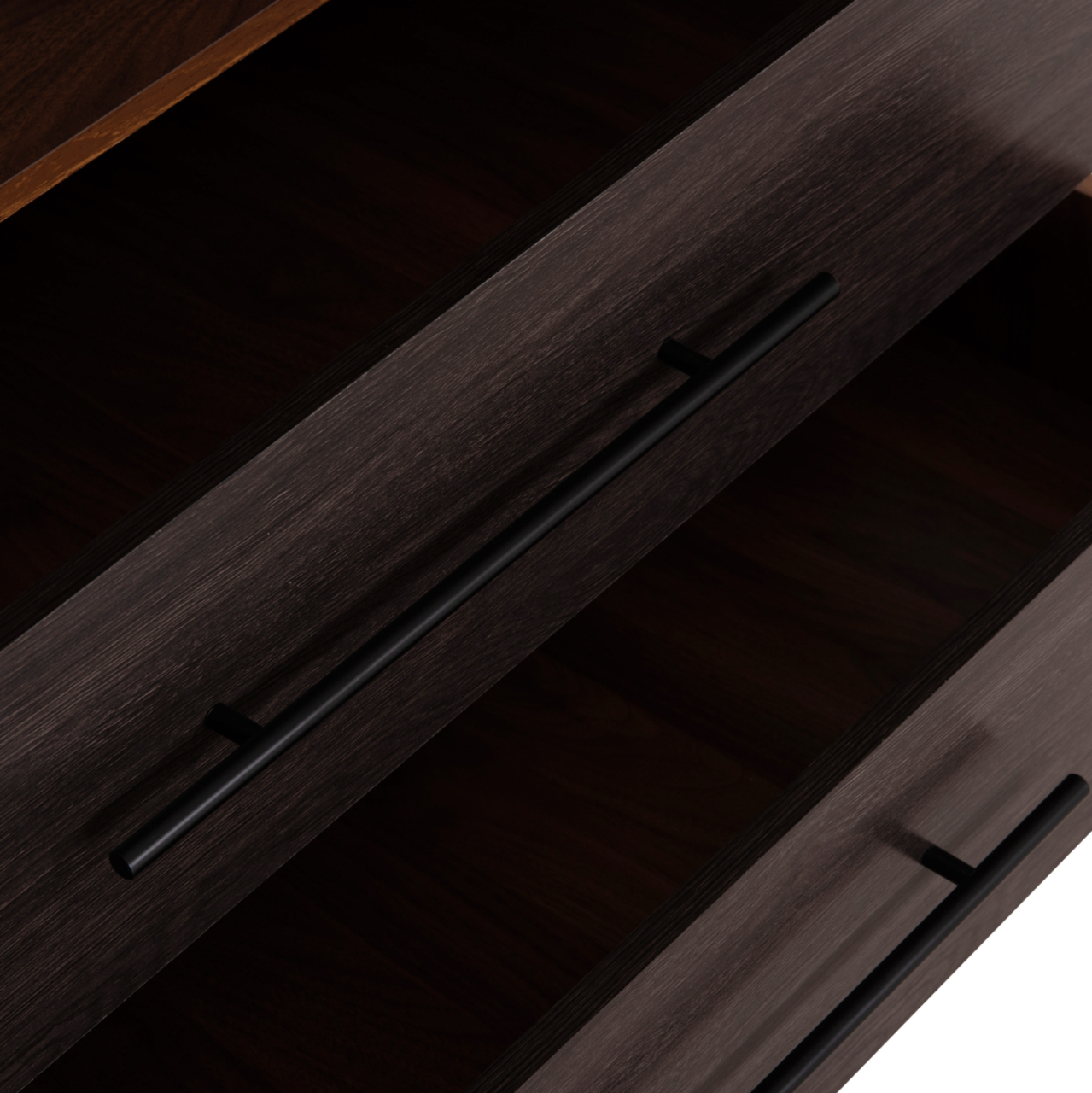 WARDROBE 3-LEAF WITH 2 DRAWERS CARYS HM746.11 MELAMINE IN WALNUT/ZEBRANO 150x55.5x180Hcm [8]