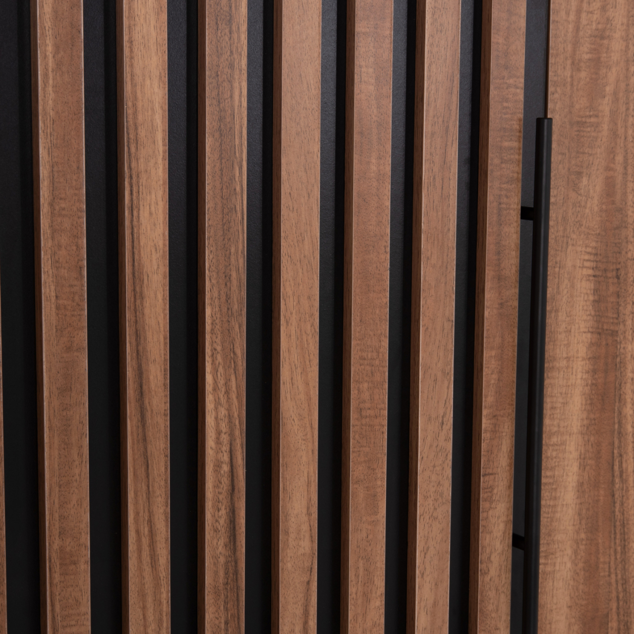 WARDROBE 3-LEAF WITH 2 DRAWERS HARRY HM18390.01 MELAMINE IN NATURAL WOOD and BLACK 150x55x180Hcm [7]