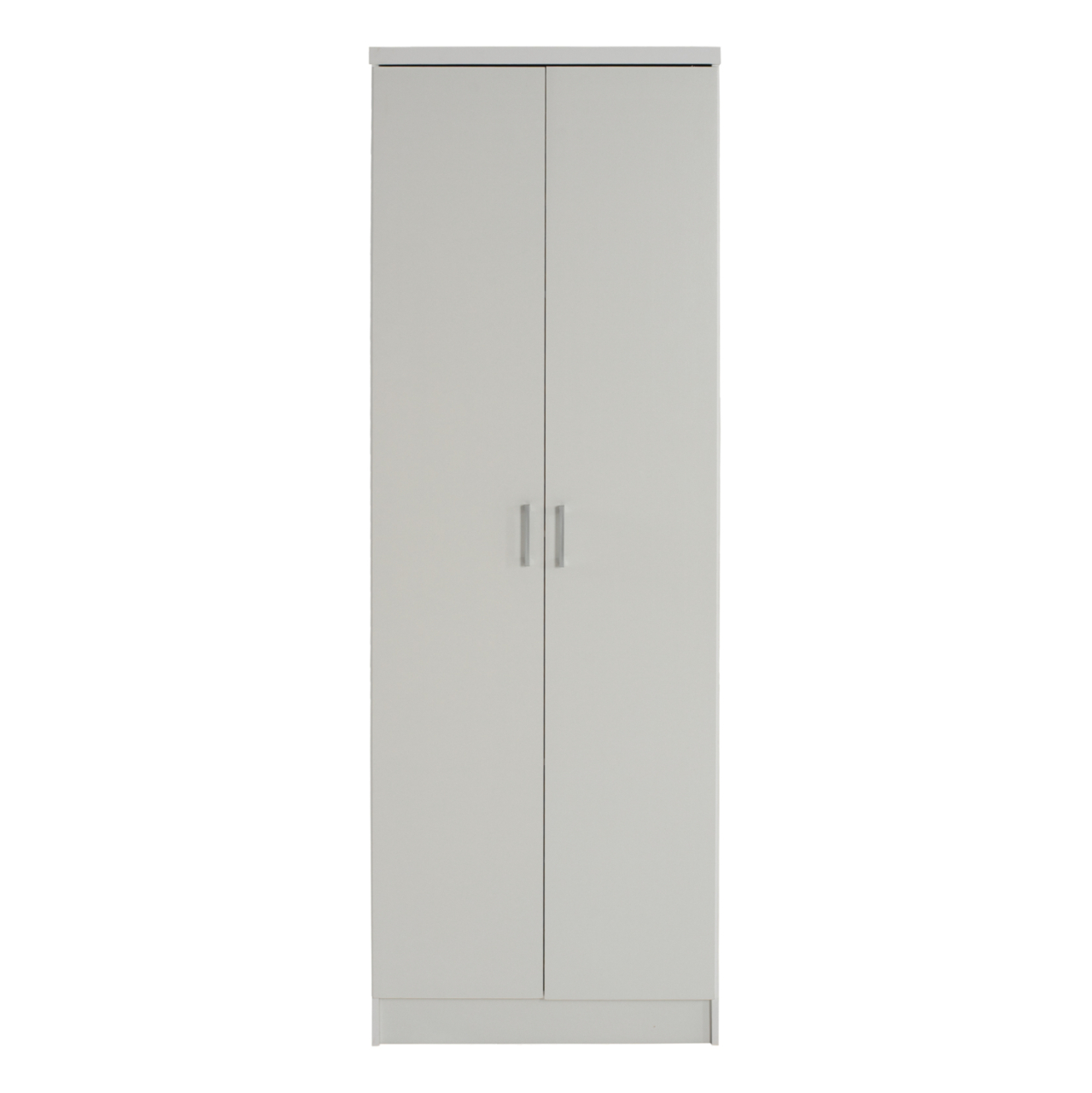 WARDROBE BAILEY HM337.05 2-LEAF 3 SHELVES MELAMINE IN WHITE 60Χ43Χ181H cm. [3]