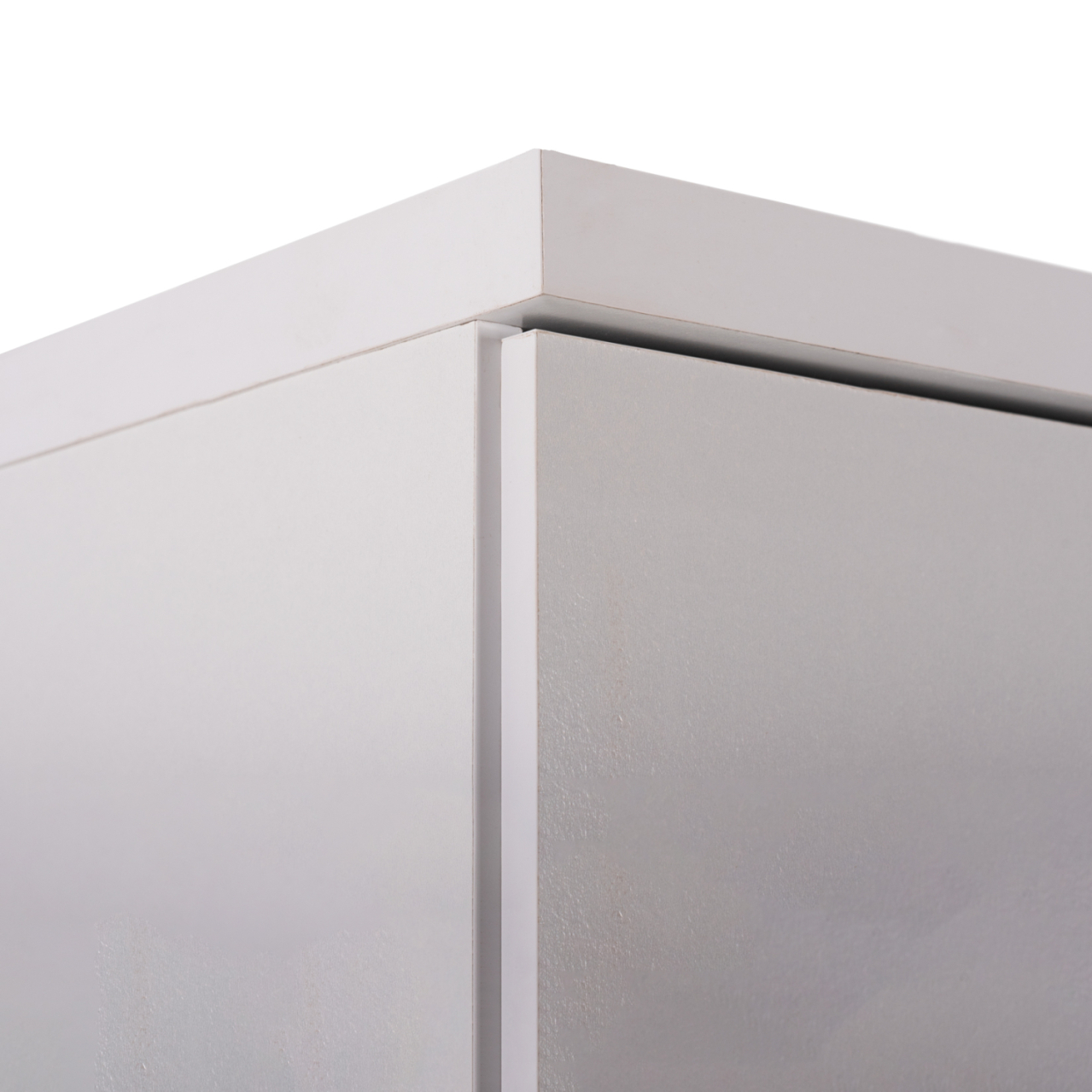 WARDROBE BAILEY HM337.05 2-LEAF 3 SHELVES MELAMINE IN WHITE 60Χ43Χ181H cm. [6]