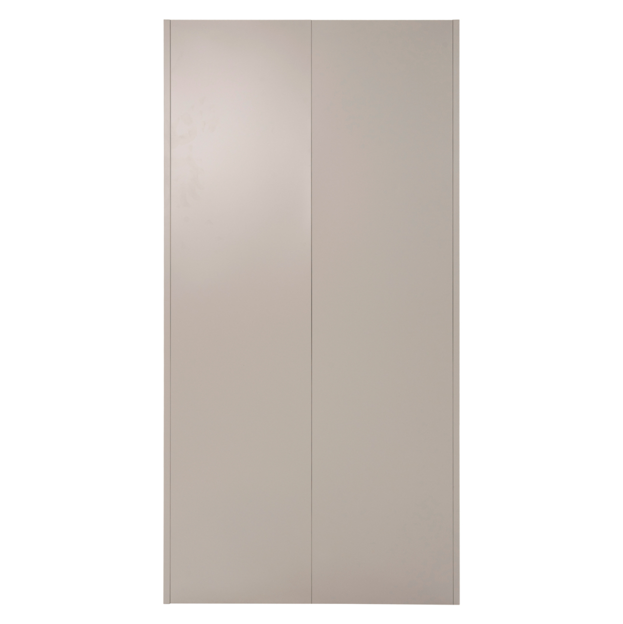 WARDROBE METALLIC HM5959.01 2-LEAF WITH 5 STORAGE SPACES LIGHT GREY 90Χ40Χ180Hcm. [5]