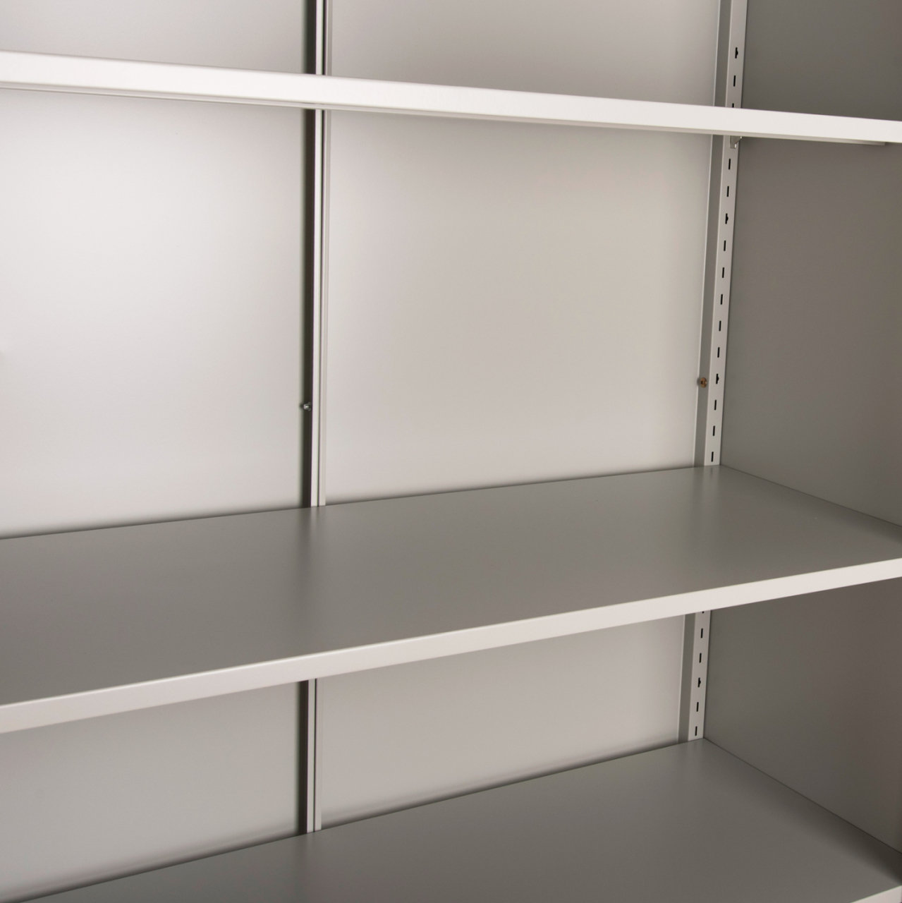 WARDROBE METALLIC HM5959.01 2-LEAF WITH 5 STORAGE SPACES LIGHT GREY 90Χ40Χ180Hcm. [8]