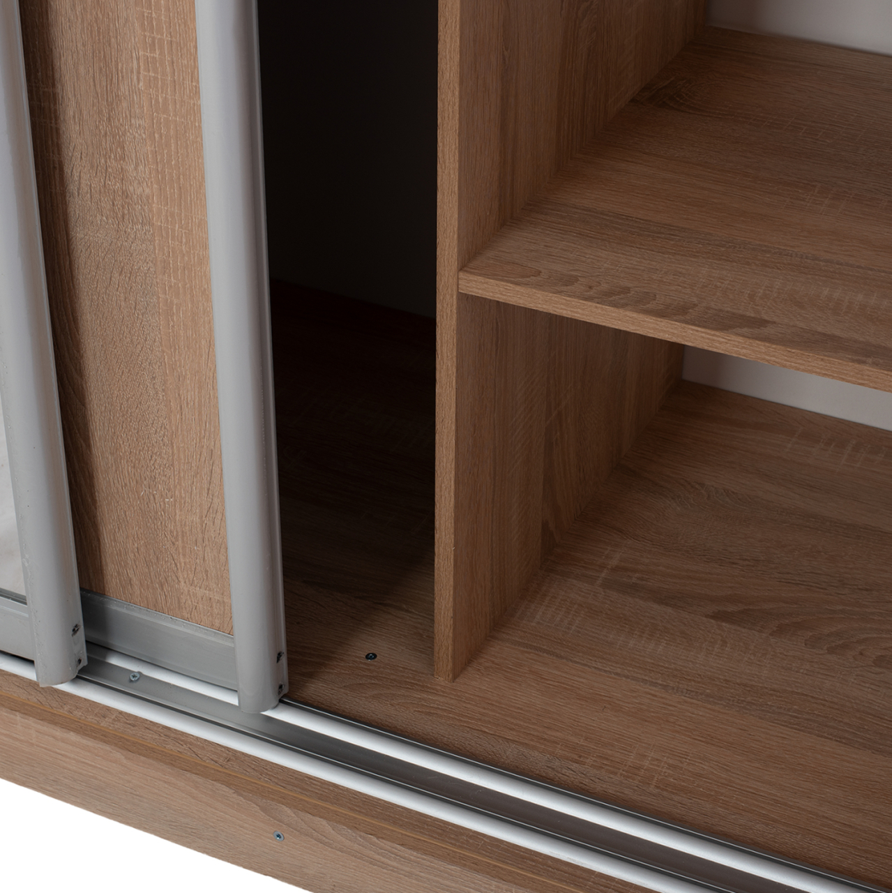 WARDROBE WITH SLIDING DOORS WITH MIRROR SONAMA OAK HM2435 200X60X210 [5]