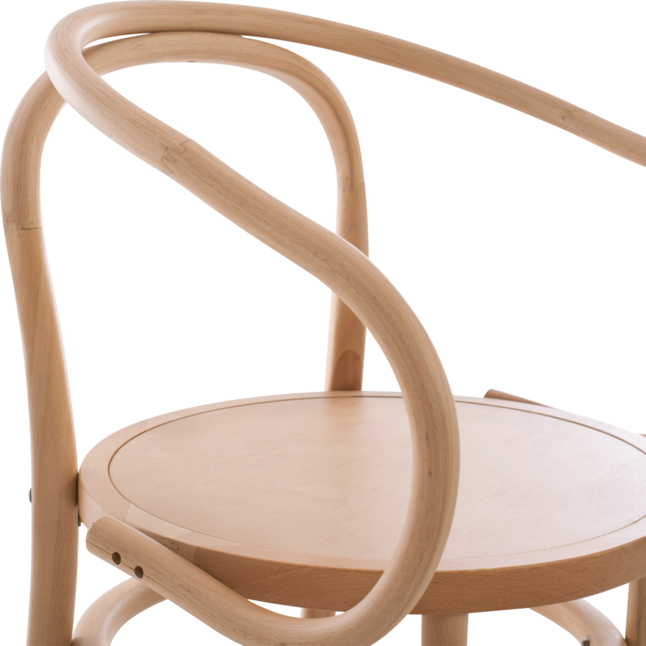 Wooden Armchair from beech wood in natural color HM8746.01 56x52x82cm [10]