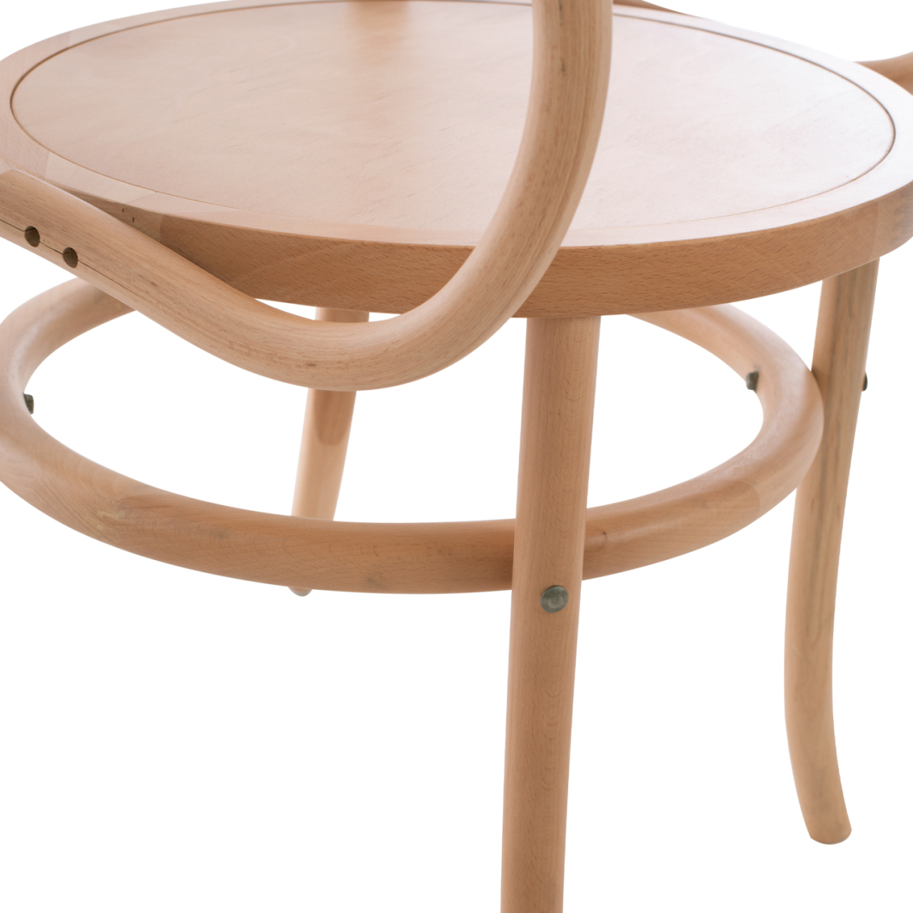 Wooden Armchair from beech wood in natural color HM8746.01 56x52x82cm [9]