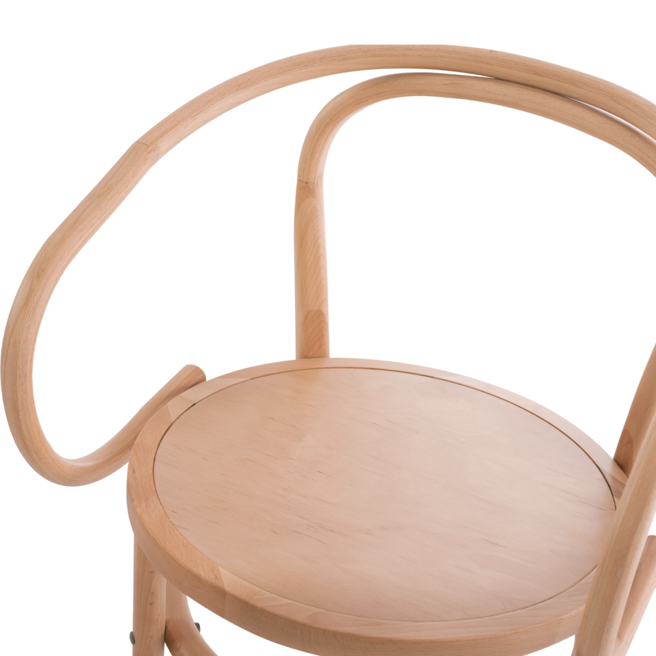 Wooden Armchair from beech wood in natural color HM8746.01 56x52x82cm [7]