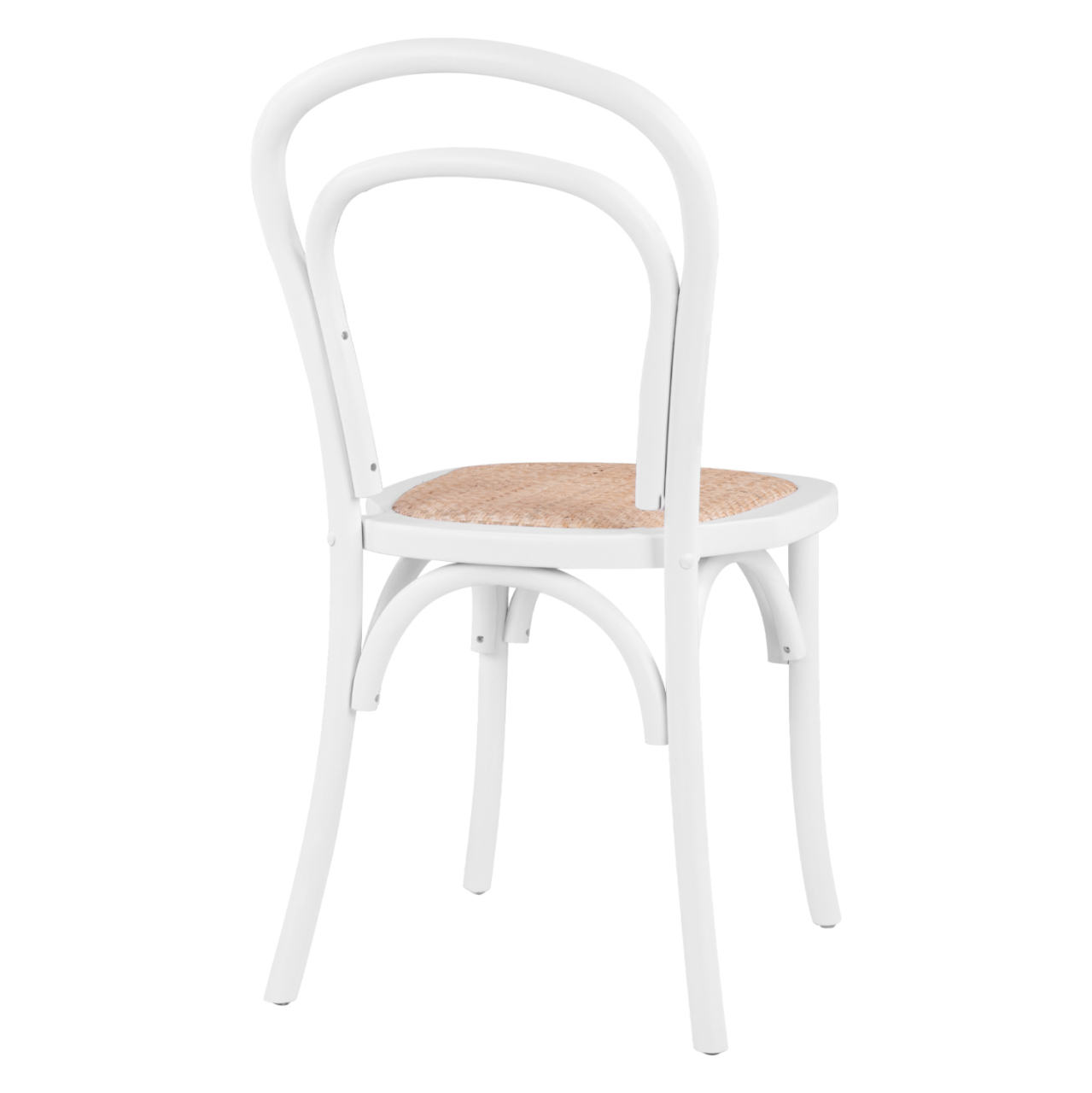 Wooden chair Vienna Type Aliyah Stackable from beech wood in white matte HM8644.03 45x54x89 [5]