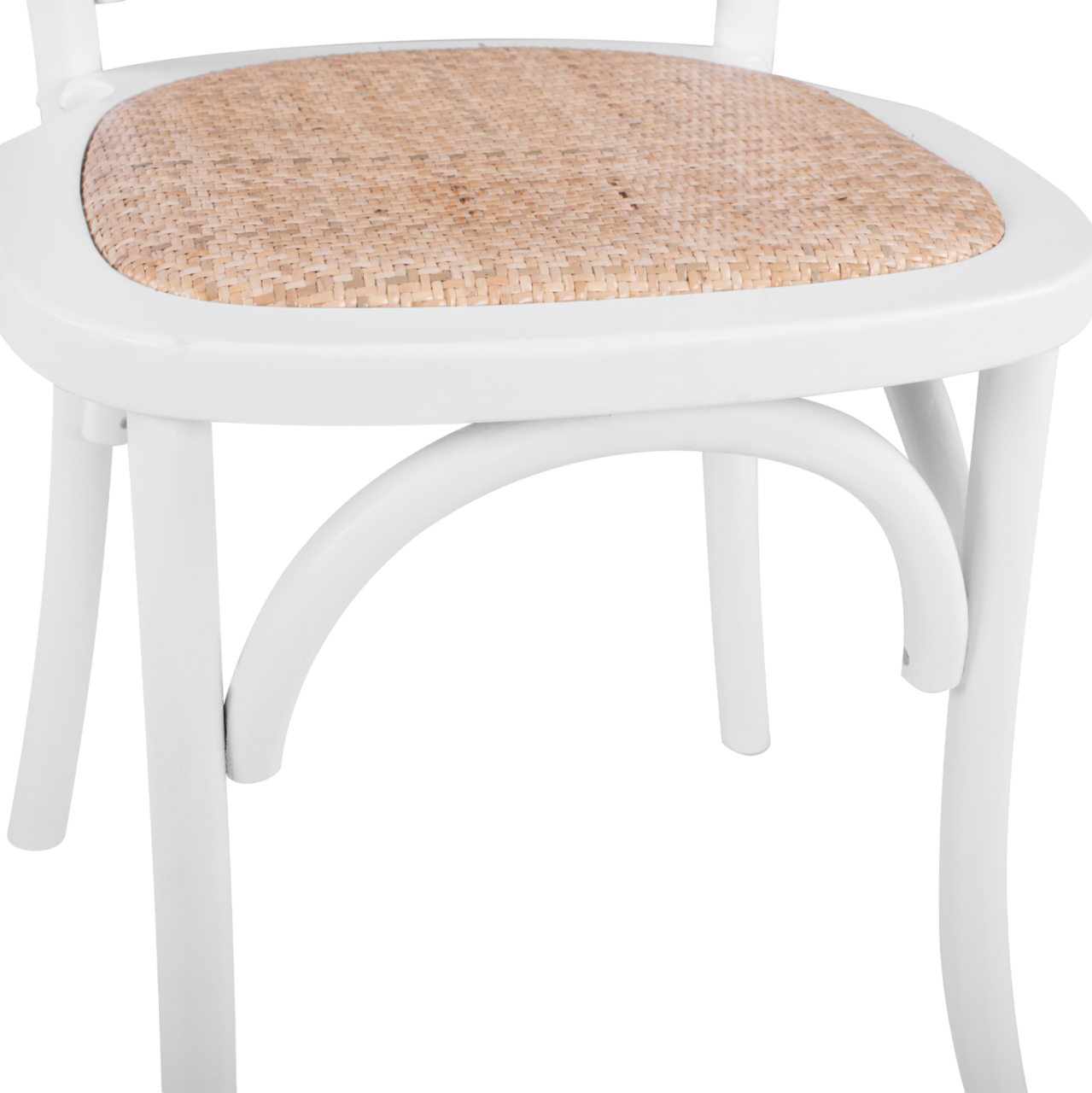 Wooden chair Vienna Type Aliyah Stackable from beech wood in white matte HM8644.03 45x54x89 [8]