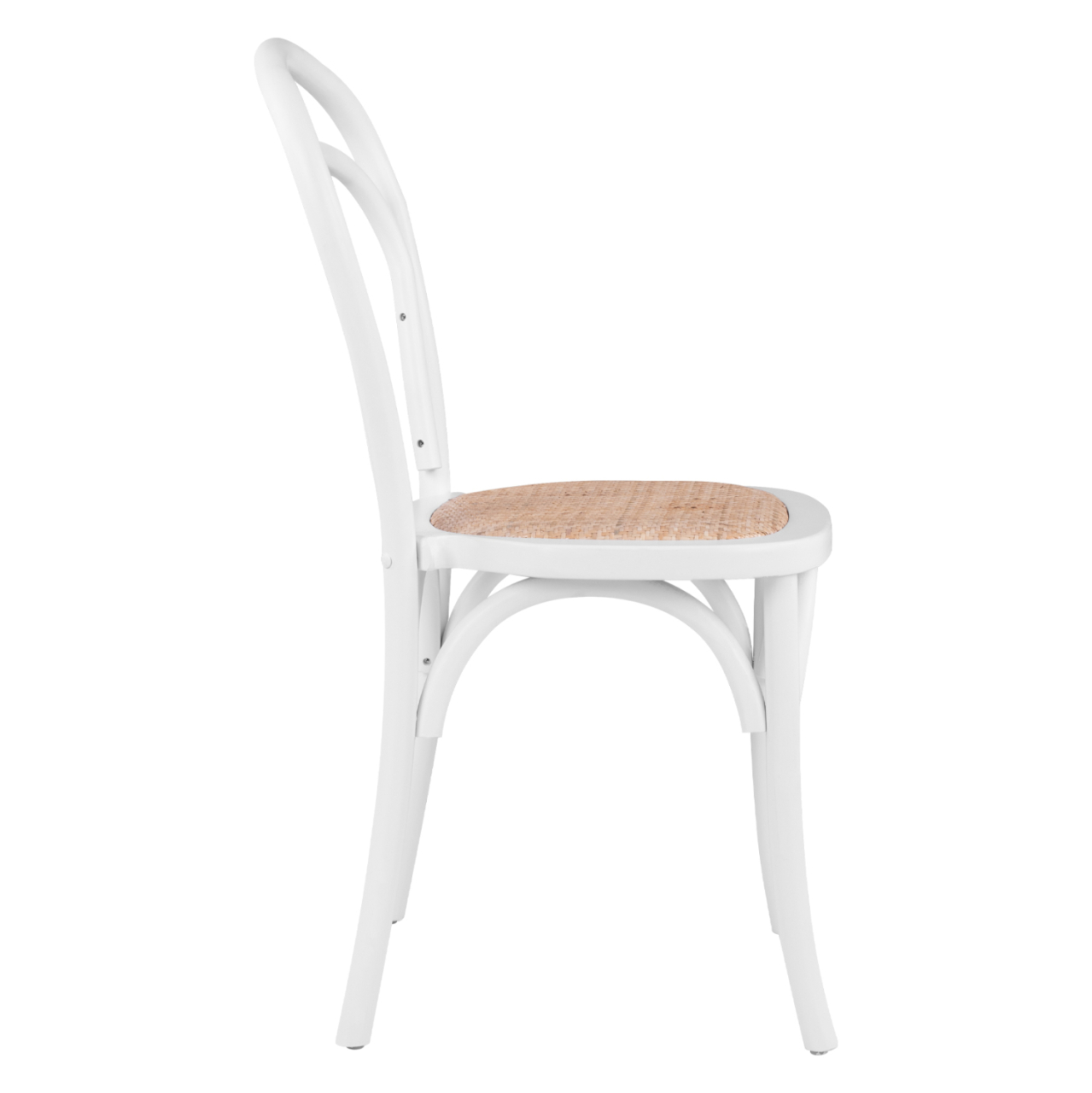 Wooden chair Vienna Type Aliyah Stackable from beech wood in white matte HM8644.03 45x54x89 [4]
