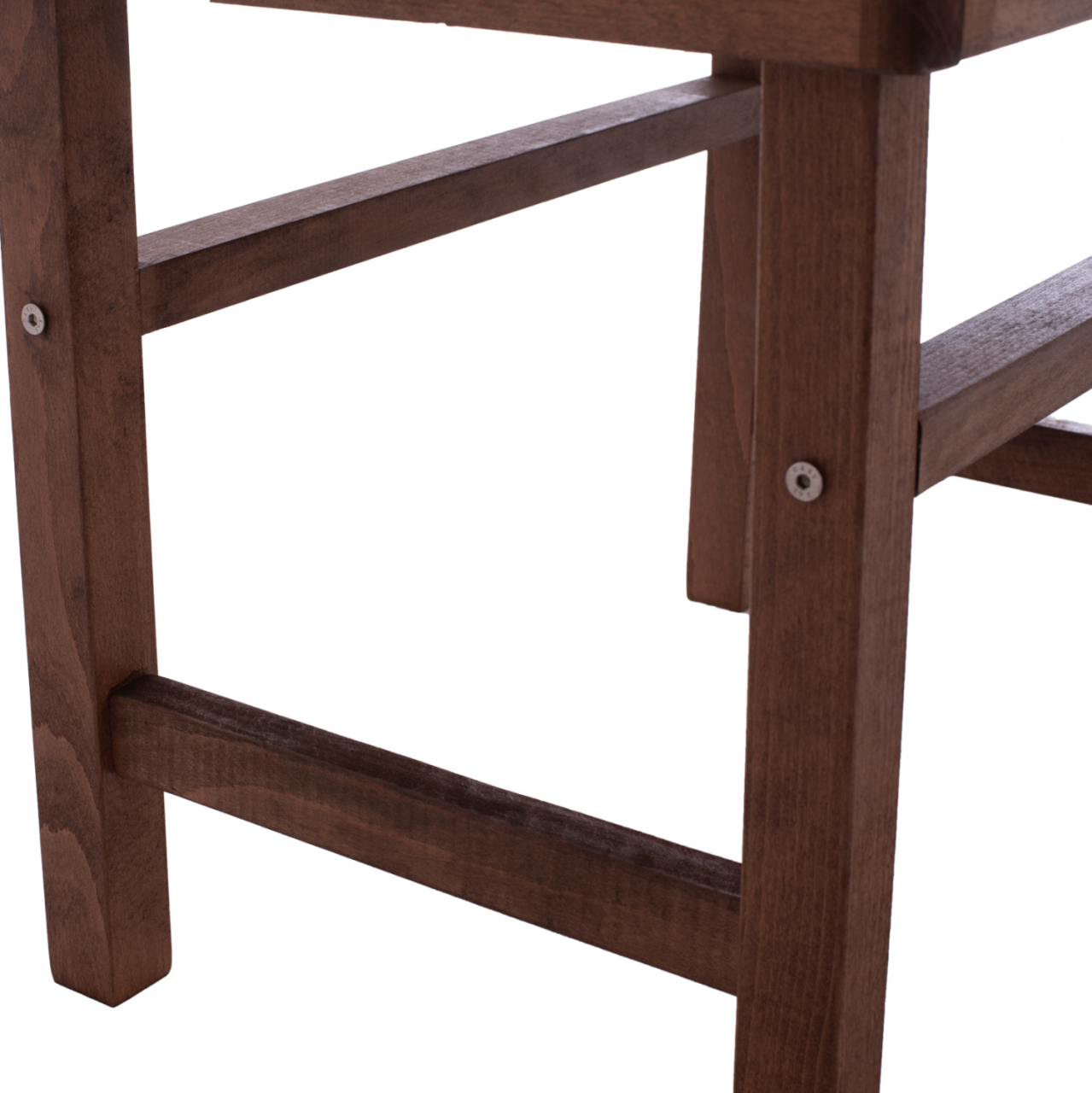 WOODEN TABLE-STOOL WALNUT 60Χ40X45Υ cm. [6]