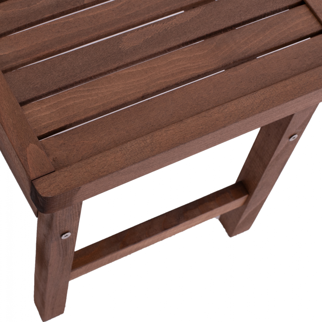 WOODEN TABLE-STOOL WALNUT 60Χ40X45Υ cm. [7]