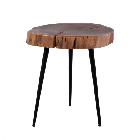Interior - 3-LEG COFFEE TABLE PAXTON HM8369.11 SOLID ACACIA NATURAL