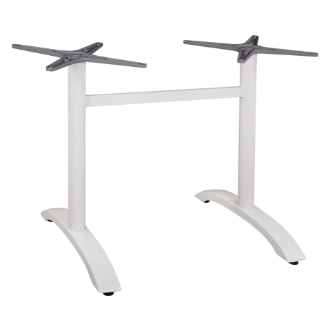 Baze pentru mese - ALUMINUM base 2 legs HM461.02 White 78,5x60x73