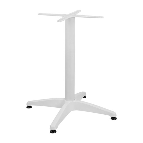 Baze pentru mese - Aluminum Base 4legs 65x65x70cm with cross 48x48cm HM448.02 White