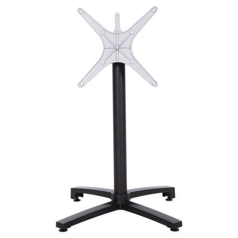 Baze pentru mese - Aluminum base Folding HM459.01 black matte 69x69x73 with cross 48x48
