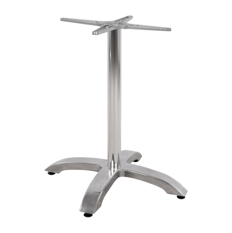 Baze pentru mese - Aluminum Base HM460.03 Chromed 66x66x72H with cross 48x48