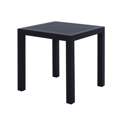 Mese - Aluminum Coffee Table QIANA HM5402.02 Grey 45x45x45,5Ηcm