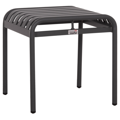 Taburete - ALUMINUM STOOL RACHEL HM6340.01 GREY COLOR 45x45x46Hcm.