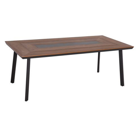 Mese - Aluminum Table with polywood 200x100 Grey HM5131.12