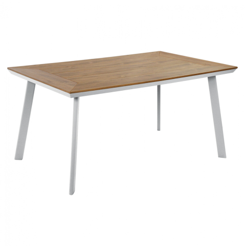 Mese - Aluminum Table with Polywood HM5132.11 White 160x92x72Η
