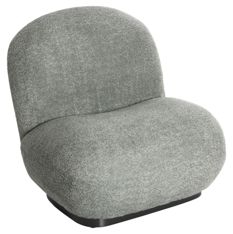 Fotolii - ARMCHAIR BEANY HM9591.05 PISTACHIO GREEN BOUCLE FABRIC 82x82x80Hcm.