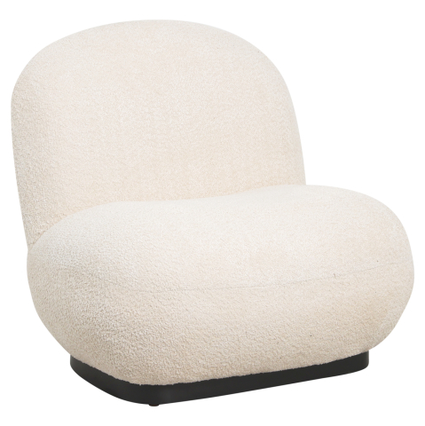 Fotolii - ARMCHAIR BEANY HM9591.06 ECRU BOUCLE FABRIC 85x82x77Hcm.