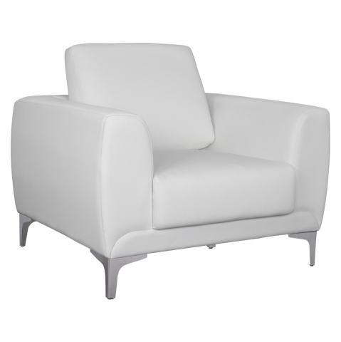 Fotolii - Armchair Kenzie HM3121.12 White PU 89x81x81 cm
