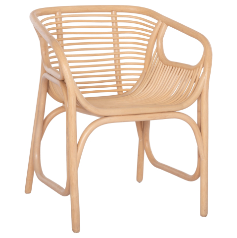 Interior - ARMCHAIR MEL HM9954.01 NATURAL RATTAN 62x57,5x79,5Hcm.