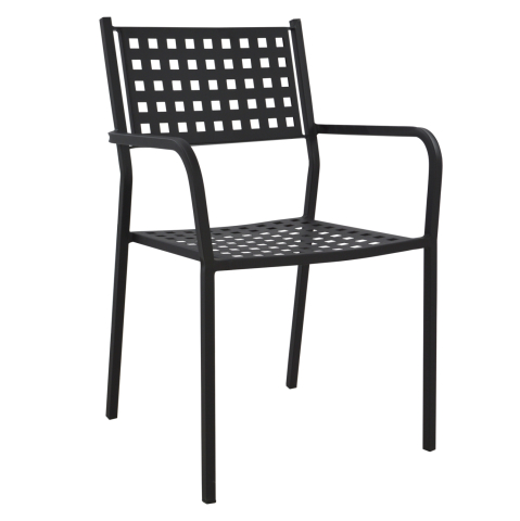 Scaune - Fotolii - Armchair Metallic HM5031.01 Zeta in black matte 54x51x84Hcm