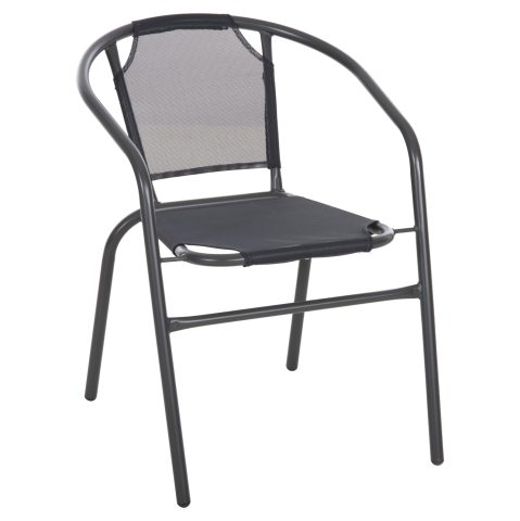 Scaune - Fotolii - ARMCHAIR OUTDOOR LEDAN HM5977.01 METAL and TEXTILENE IN GREY 55x58x72Hcm.