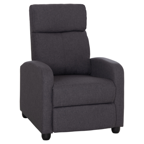 Interior - ARMCHAIR WITH PUSH-BACK RELAX MECHANISM DROSEN HM3299.01 GREY FABRIC 68x80x93Hcm.