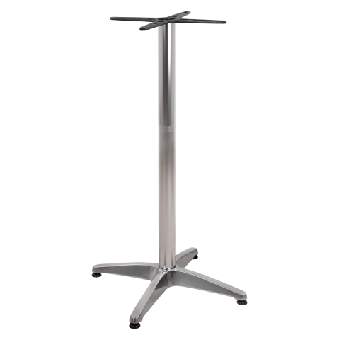 Baze pentru mese - Bar Base Aluminum 66x66x109cm with cross 44x44cm HM450 Chromed