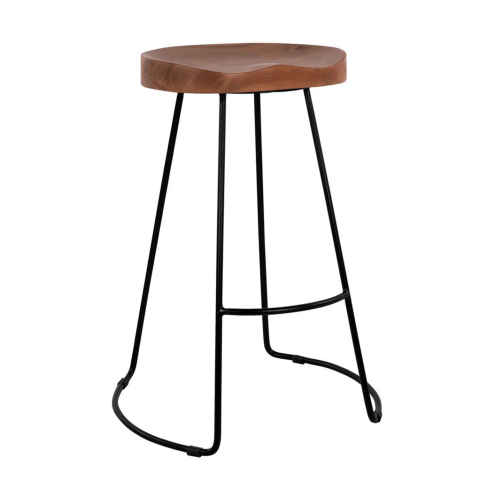 Scaune de bar - Bar Stool HM8487.11 from solid acacia wood