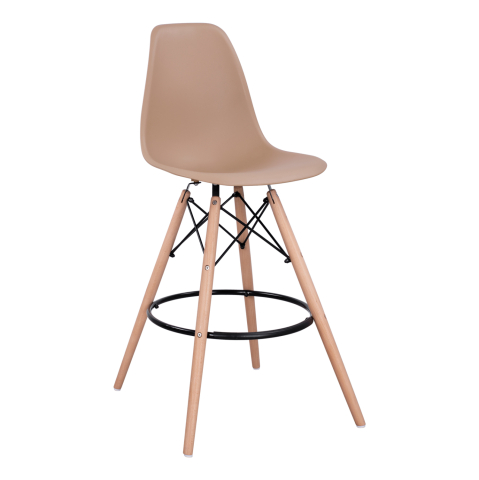 Scaune de bar - Bar Stool Renata HM0173.45 Cappuccino 58x56x107cm