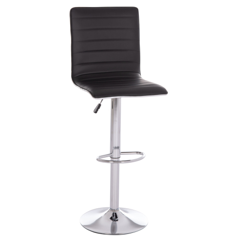 Interior - BAR STOOL SWIVEL NEXUS HM209.21 SUSPENSION and BLACK PU 43x47x116Hcm.