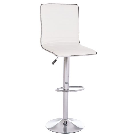 Interior - BAR STOOL SWIVEL NEXUS HM209.22 SUSPENSION and WHITE PU 43x47x116Hcm.