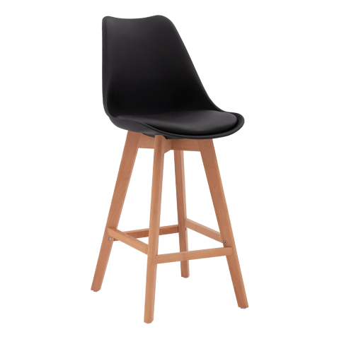 Interior - Bar Stool Vegas HM8000.12 Black 48x58x105 cm