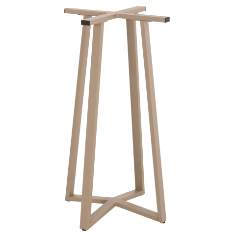 Baze pentru mese - BAR TABLE BASE MEDIUM HEIGHT HM477.25 METAL IN CAPPUCCINO 50x50x90Hcm.