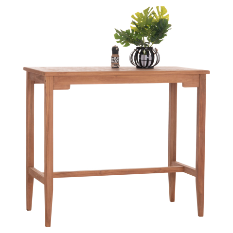 Mese - BAR TABLE CRANSTON HM18111 TEAK WOOD--NATURAL COLOR 120x60x105Hcm.