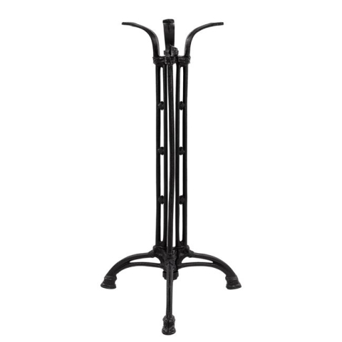 Baze pentru mese - Base Bar from cast iron HM446 3legs in black color 50x50x105