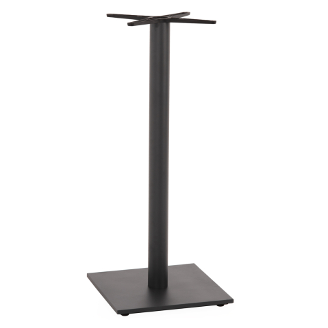 Baze pentru mese - BASE FOR BAR TABLE HM439.20 MATTE GREY METAL WITH HEIGHT ADJUSTERS 46Χ46Χ108Hcm.