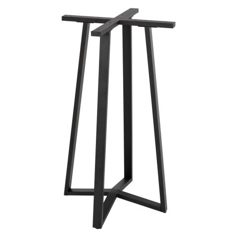 Baze pentru mese - BASE FOR BAR TABLE HM477.01 MEDIUM HEIGHT BLACK METAL 50x50x90Hcm.