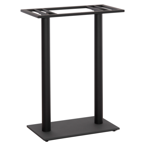Baze pentru mese - BASE FOR BAR TABLE HM480.01 TWO LEGS-METAL IN BLACK COLOR 80x40x108Hcm.