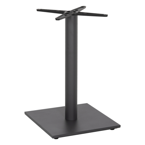 Baze pentru mese - BASE FOR TABLE HM438.20 MATTE GREY METAL WITH HEIGHT ADJUSTERS 45Χ45Χ71.5Hcm.