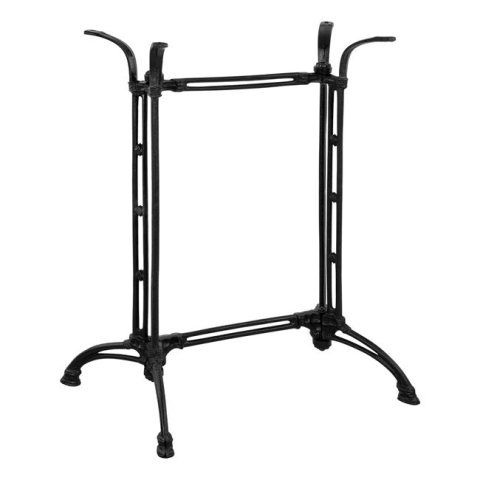 Baze pentru mese - Base from cast iron 2 cοlumns HM465 Black color 78x50