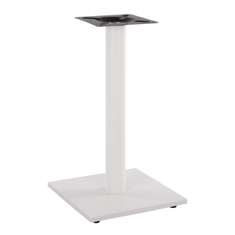 Baze pentru mese - Base metallic White matte 40x40x72 with adjusters HM421.12