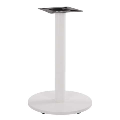 Baze pentru mese - Base Metallic White Matte '45x72 with adjusters HM419.12
