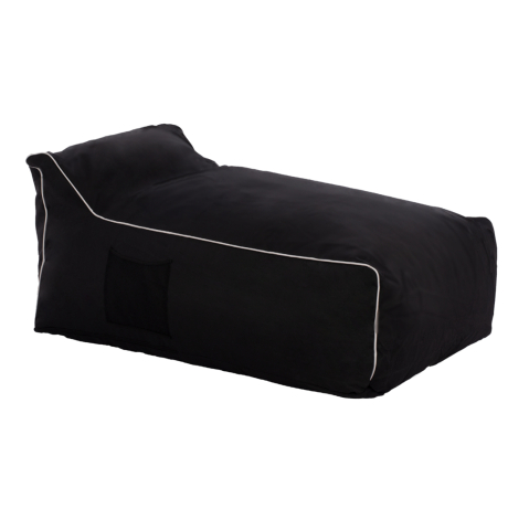 Puf - BEANBAG SEAT (POUF) "ZAFER" HM5772.12 TEXTILENE FABRIC BLACK COLOR