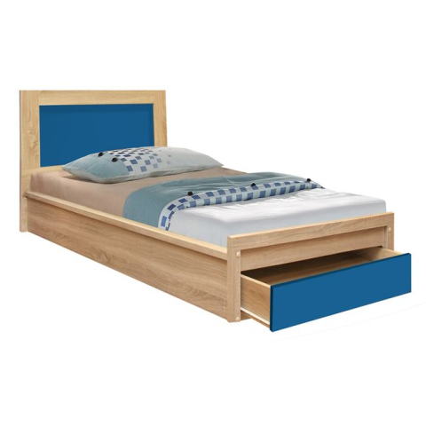 Camera copiilor - Bed with drawer Playroom HM330.01 Sonama-Blue 90x190cm