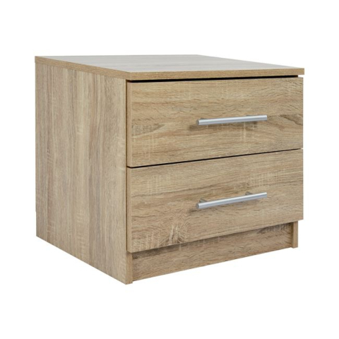 Noptiere - Bedside table Melamine HM2220.02 sonama 48x40.5x41.5